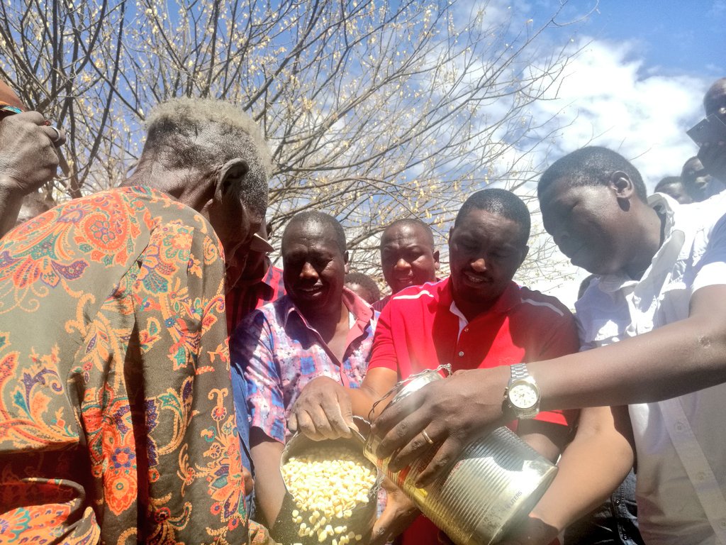 Govt starts to distribute food to hunger victims in Baringo county