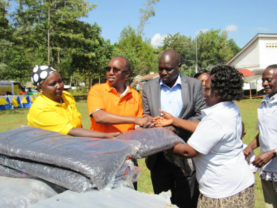 Kerich donates blankets to Kabarnet Deaf and blind school