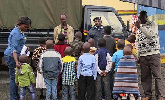 14 children rescued by Kericho,Police suspects child trafficking