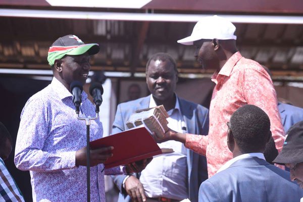 Surprise as DP Ruto carries Ksh.12 million in cash to Kimalel goat auction